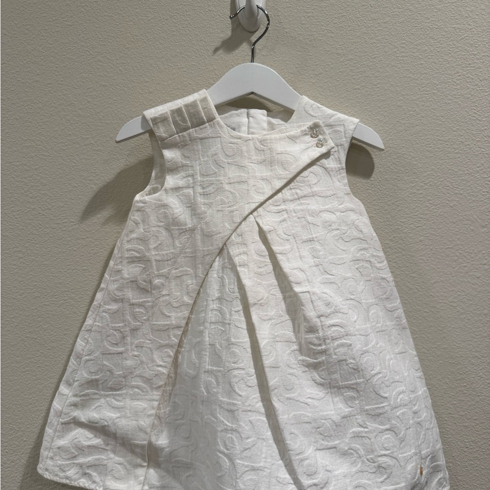 Baby Dior baby Elegant White Kids Dress in size 24